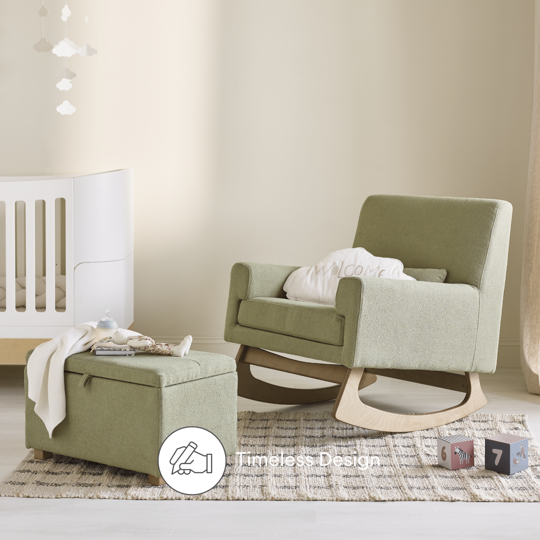 Serena Bouclé Rocking & Nursing Chair