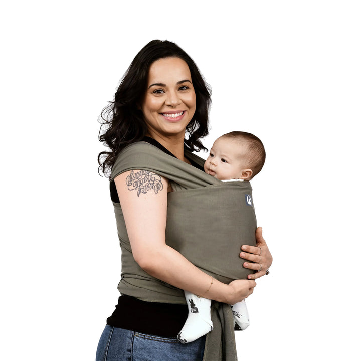 Fular elástico para bebé | Tencel™ - Verde bosque