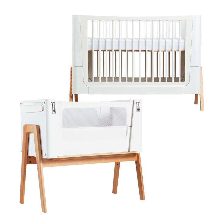 Hera Cot Bed & Bedside Crib Bundle