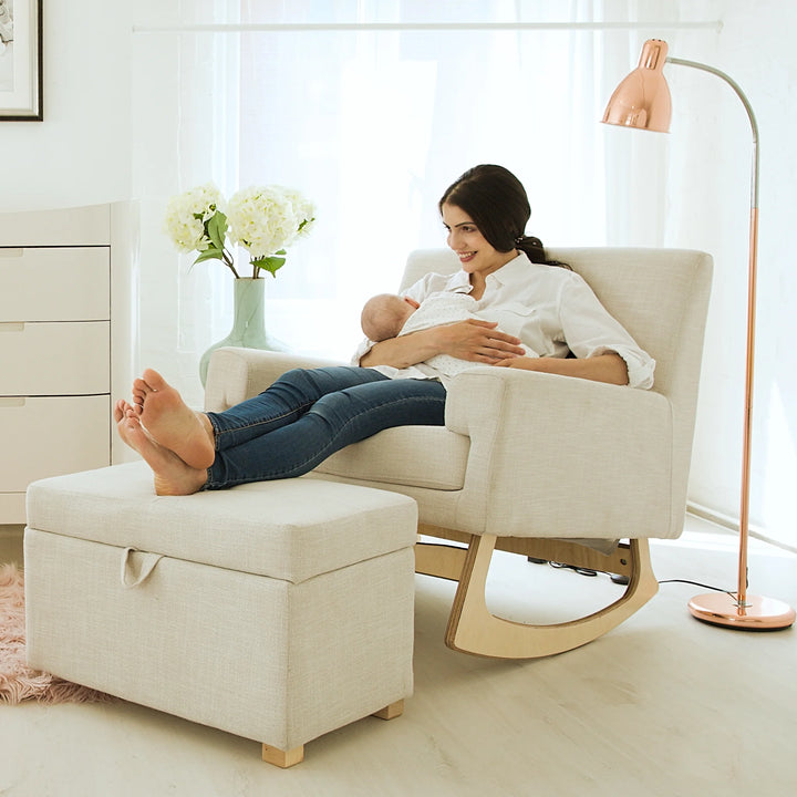 Serena Rocking & Nursing Chair and Footstool Bundle