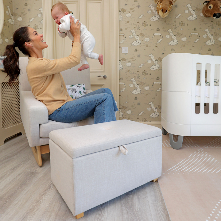 Serena Rocking & Nursing Chair and Footstool Bundle