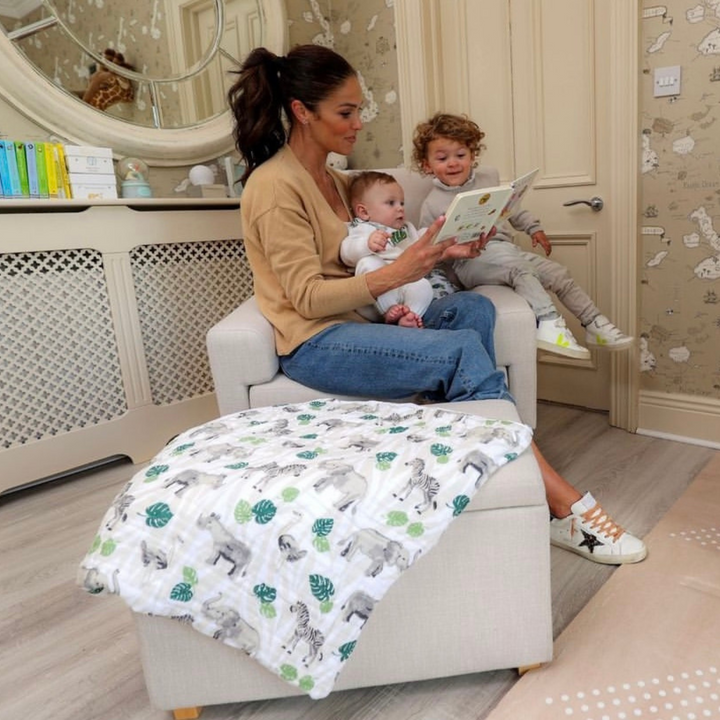 Serena Rocking & Nursing Chair and Footstool Bundle