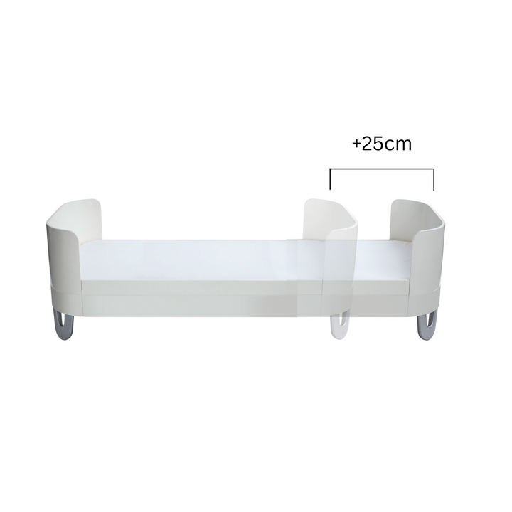 Gaia Baby Serena Junior Bed Extension for the Cot Bed in all white