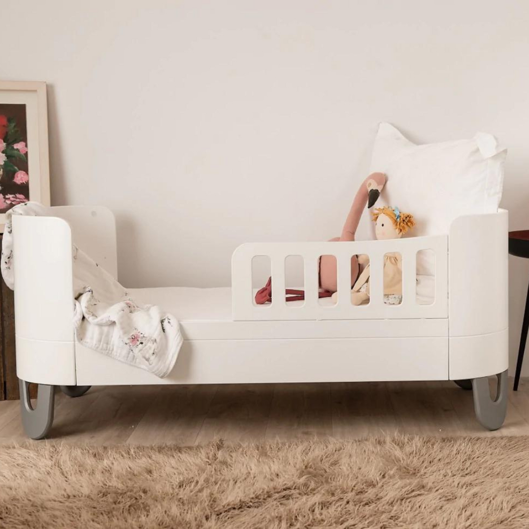 Gaia Baby Serena Toddler Bed Toddler Rail in white